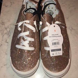 BNWT Rose Gold Sneakers